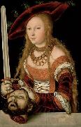Lucas Cranach Judith with the head of Holofernes oil painting reproduction